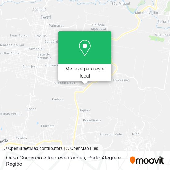 Oesa Comércio e Representacoes mapa