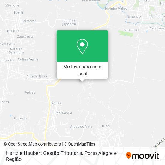 Hartz e Haubert Gestão Tributaria mapa