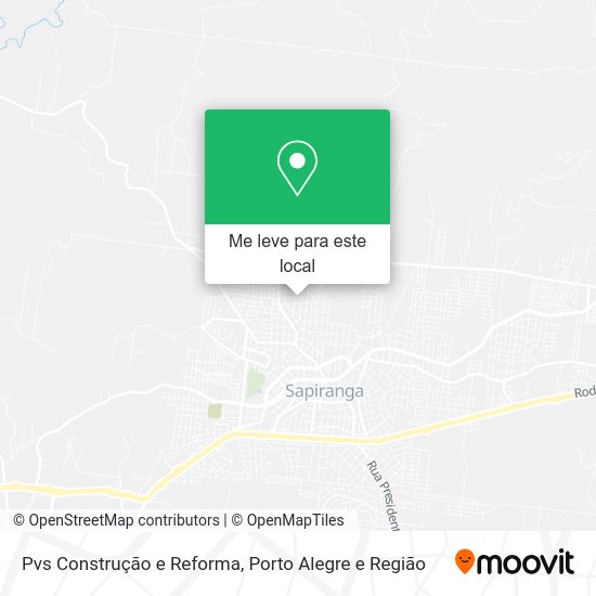Pvs Construção e Reforma mapa