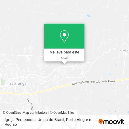 Igreja Pentecostal Unida do Brasil mapa