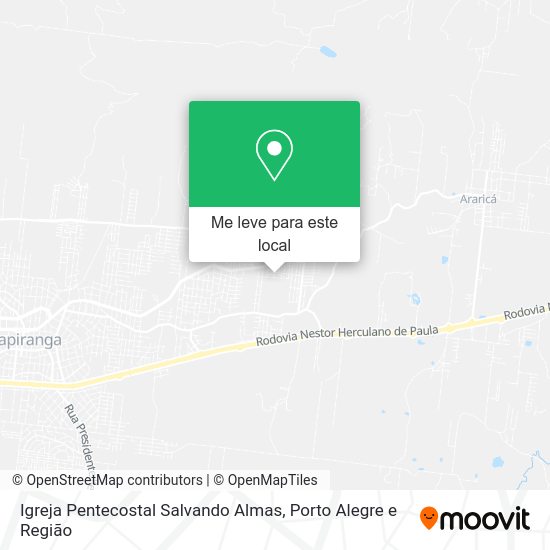 Igreja Pentecostal Salvando Almas mapa