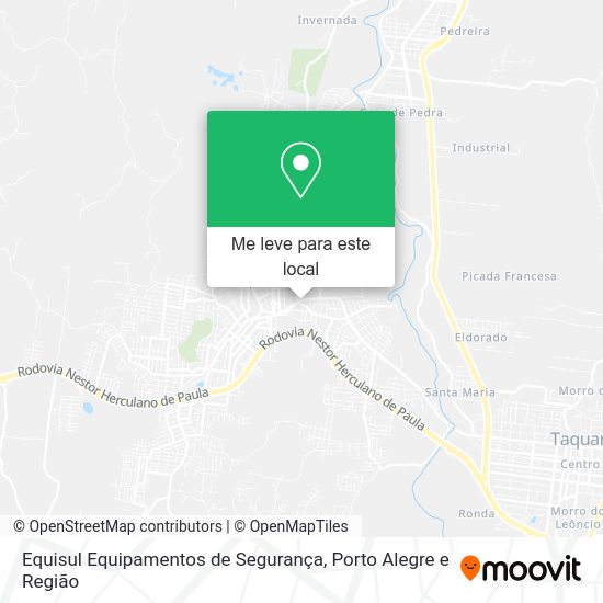 Equisul Equipamentos de Segurança mapa