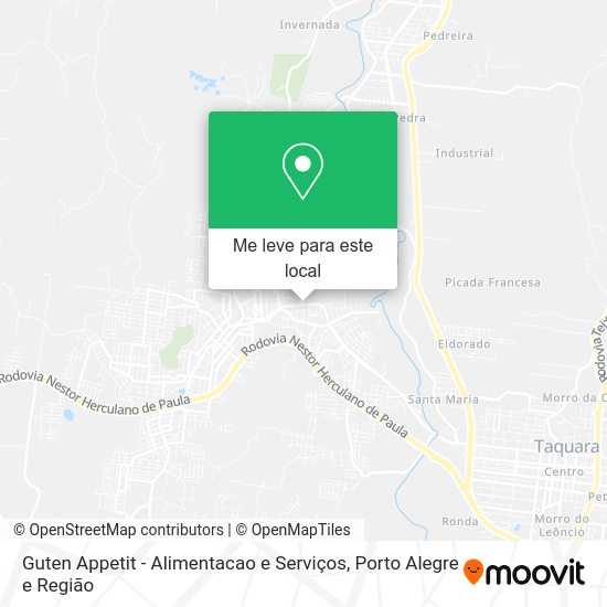 Guten Appetit - Alimentacao e Serviços mapa