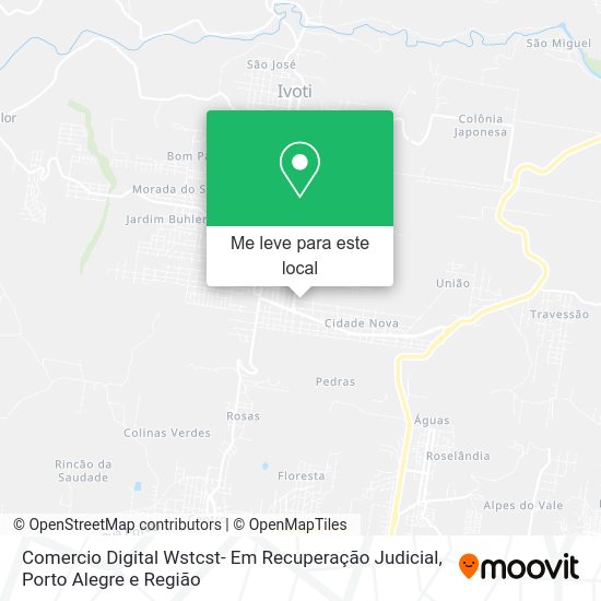 Comercio Digital Wstcst- Em Recuperação Judicial mapa