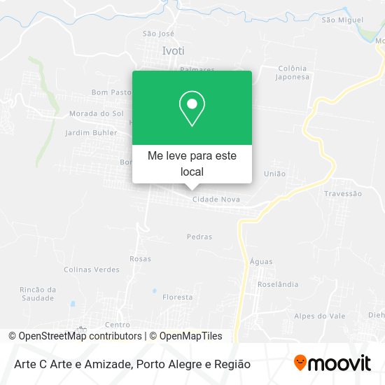 Arte C Arte e Amizade mapa