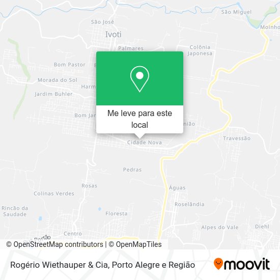 Rogério Wiethauper & Cia mapa