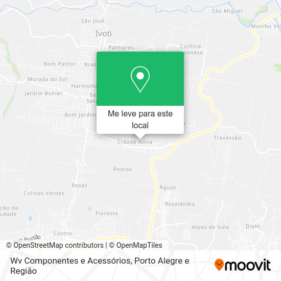 Wv Componentes e Acessórios mapa