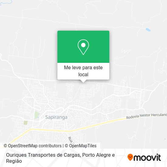 Ouriques Transportes de Cargas mapa