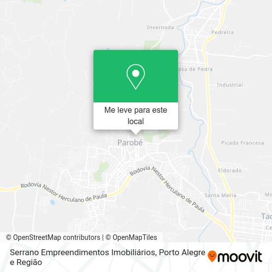 Serrano Empreendimentos Imobiliários mapa