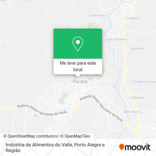 Indústria de Alimentos du Valle mapa