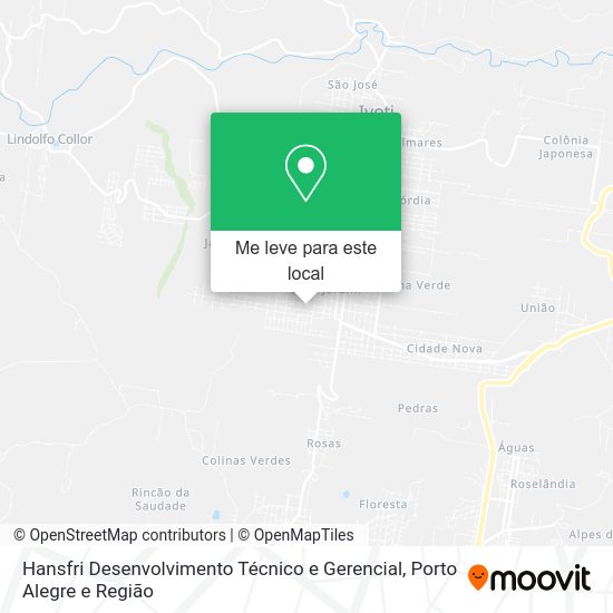 Hansfri Desenvolvimento Técnico e Gerencial mapa