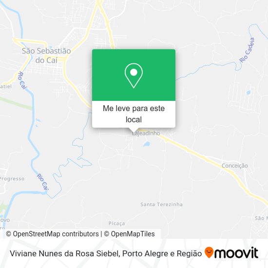 Viviane Nunes da Rosa Siebel mapa