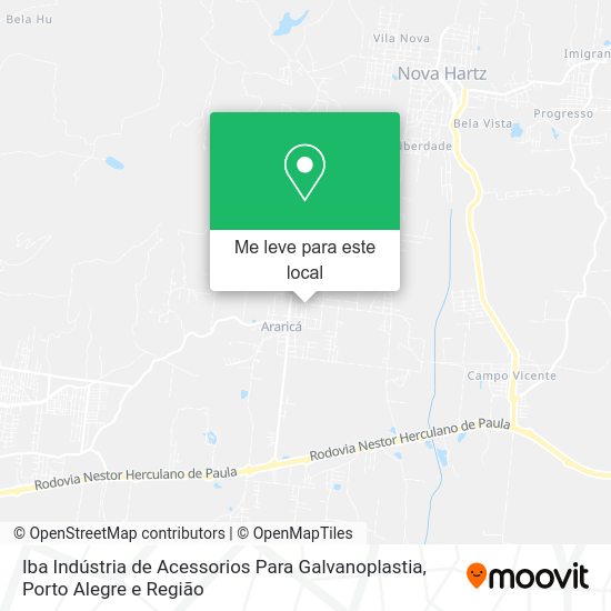 Iba Indústria de Acessorios Para Galvanoplastia mapa