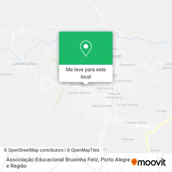 Associação Educacional Bruxinha Feliz mapa