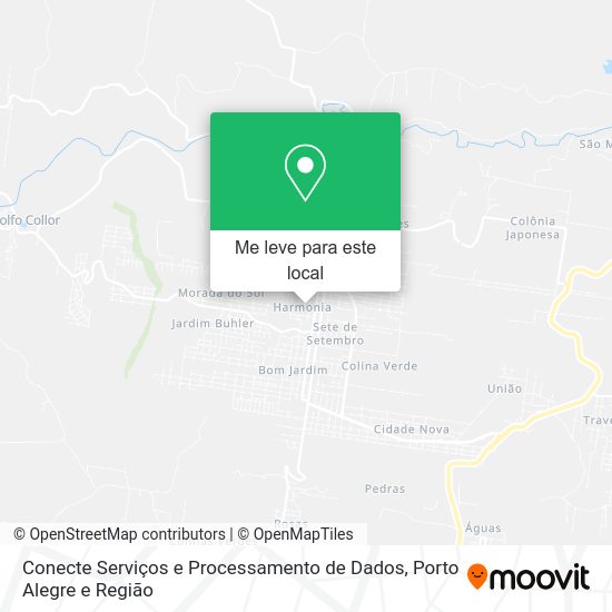 Conecte Serviços e Processamento de Dados mapa
