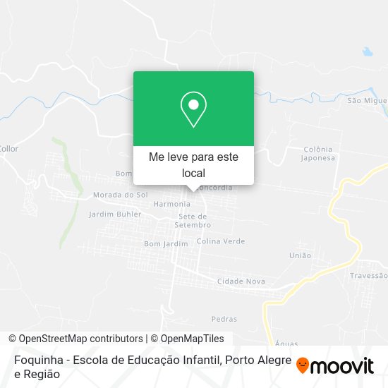 Foquinha - Escola de Educação Infantil mapa