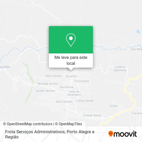 Frota Serviços Administrativos mapa
