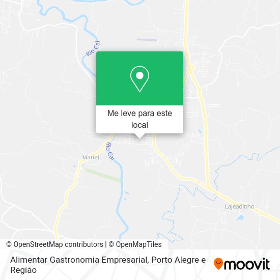 Alimentar Gastronomia Empresarial mapa