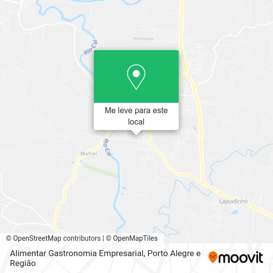 Alimentar Gastronomia Empresarial mapa