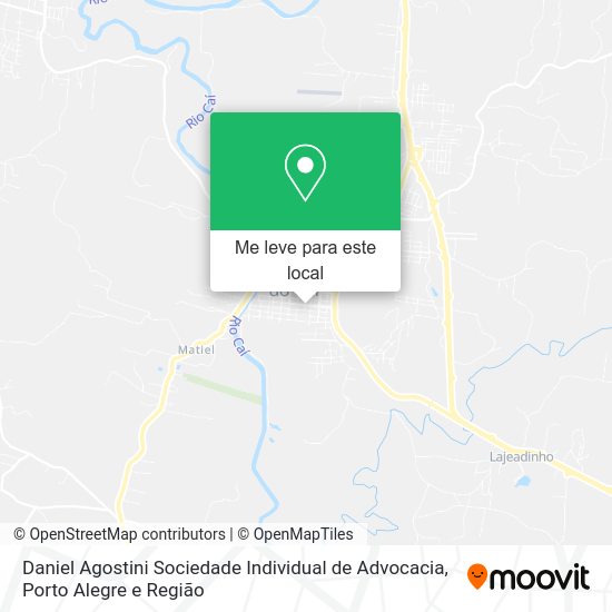 Daniel Agostini Sociedade Individual de Advocacia mapa