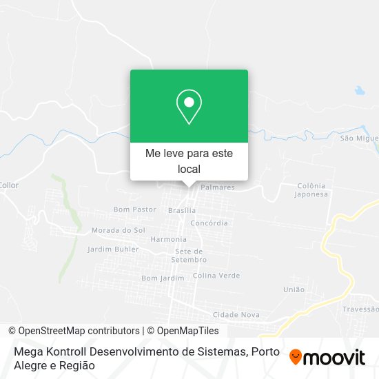Mega Kontroll Desenvolvimento de Sistemas mapa