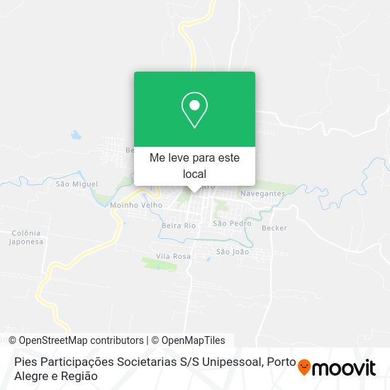 Pies Participações Societarias S / S Unipessoal mapa