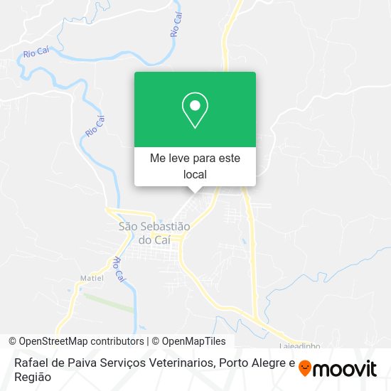 Rafael de Paiva Serviços Veterinarios mapa