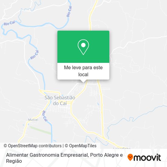 Alimentar Gastronomia Empresarial mapa