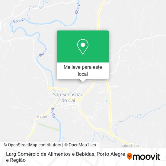 Larg Comércio de Alimentos e Bebidas mapa