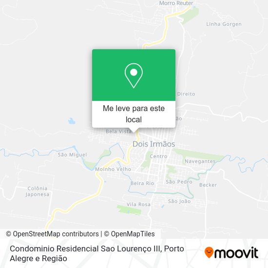 Condominio Residencial Sao Lourenço III mapa