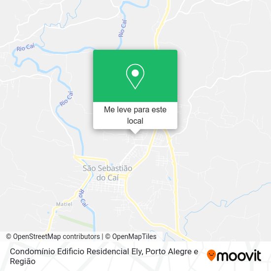 Condomínio Edificio Residencial Ely mapa