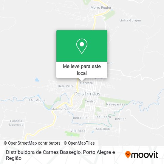 Distribuidora de Carnes Bassegio mapa
