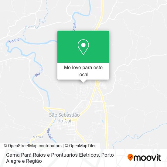 Gama Pará-Raios e Prontuarios Eletricos mapa