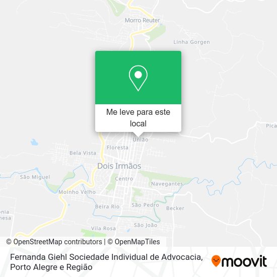 Fernanda Giehl Sociedade Individual de Advocacia mapa