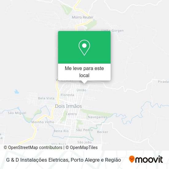 G & D Instalações Eletricas mapa