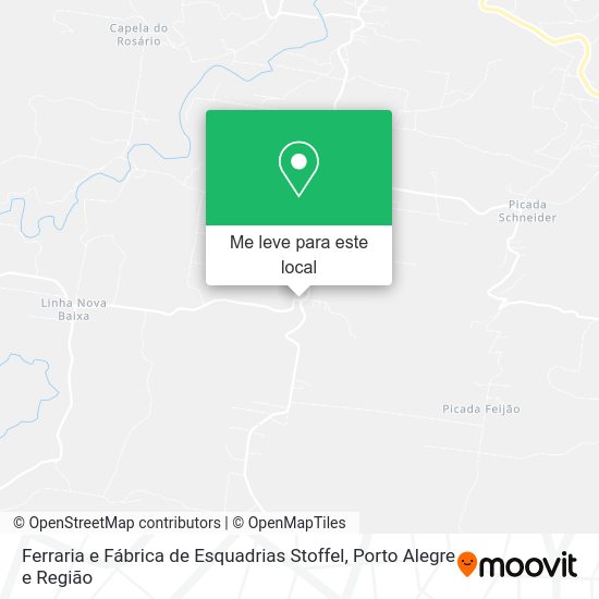 Ferraria e Fábrica de Esquadrias Stoffel mapa