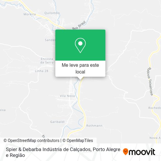 Spier & Debarba Indústria de Calçados mapa
