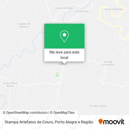 Stampa Artefatos de Couro mapa
