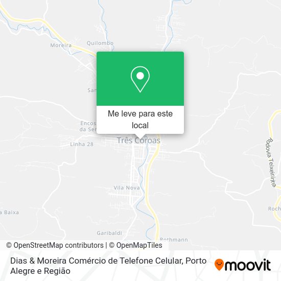 Dias & Moreira Comércio de Telefone Celular mapa