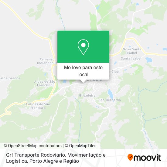 Grf Transporte Rodoviario, Movimentação e Logistica mapa