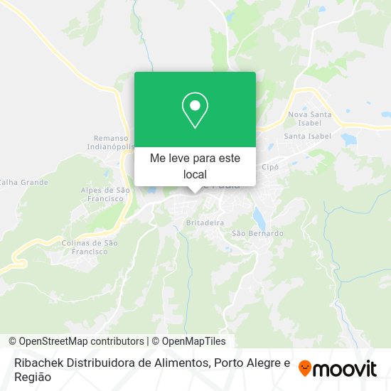 Ribachek Distribuidora de Alimentos mapa