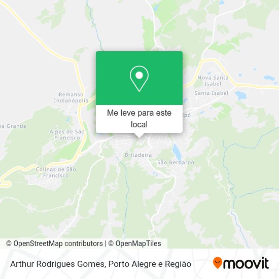 Arthur Rodrigues Gomes mapa