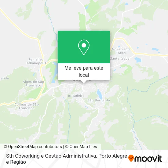 Sth Coworking e Gestão Administrativa mapa