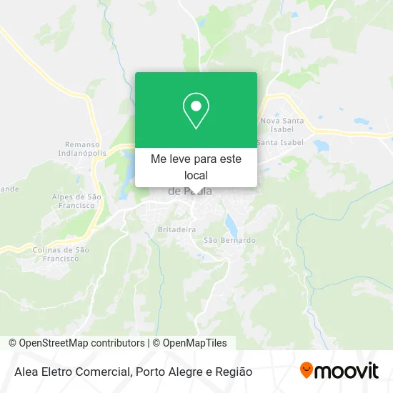 Alea Eletro Comercial mapa