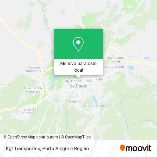Kgt Transportes mapa