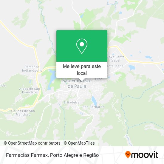 Farmacias Farmax mapa