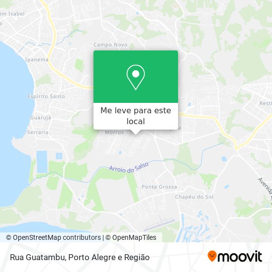 Rua Guatambu mapa