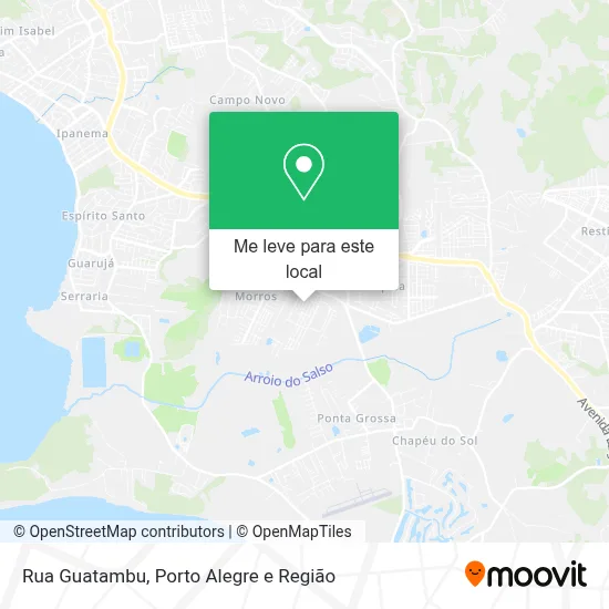 Rua Guatambu mapa