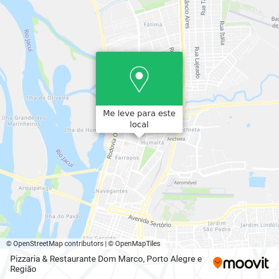 Pizzaria & Restaurante Dom Marco mapa