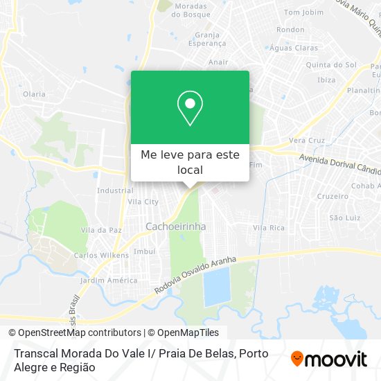 Transcal Morada Do Vale I/ Praia De Belas mapa
